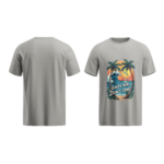 regular-fit-salty-air-dont-care-unisex-melange-grey-tshirt-front-back-view-yuvio