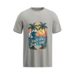 regular-fit-salty-air-dont-care-unisex-melange-grey-tshirt-front-view-yuvio