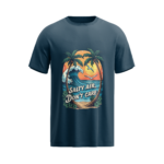 regular-fit-salty-air-dont-care-unisex-navy-blue-tshirt-front-view-yuvio