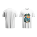 Salty Air, Don't Care Unisex Regular Fit T-Shirt | Yuvio - Image 3
