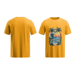 regular-fit-salty-air-dont-care-unisex-yellow-tshirt-front-back-view-yuvio