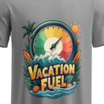 regular-fit-vacation-fuel-unisex-grey-tshirt-close-up-view-yuvio