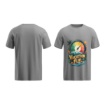 regular-fit-vacation-fuel-unisex-grey-tshirt-front-back-view-yuvio