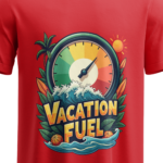 Vacation Fuel Unisex Regular Fit T-Shirt | Yuvio - Image 4