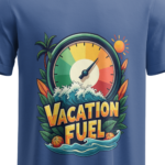 regular-fit-vacation-fuel-unisex-royal-blue-tshirt-close-up-view-yuvio